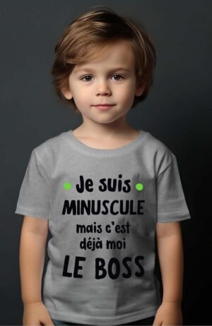 T-shirt Garçon en Gros | Minuscule Boss