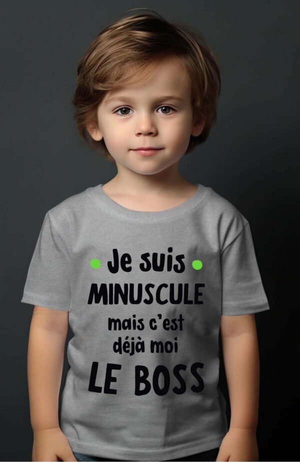 T-shirt Garçon en Gros | Minuscule Boss