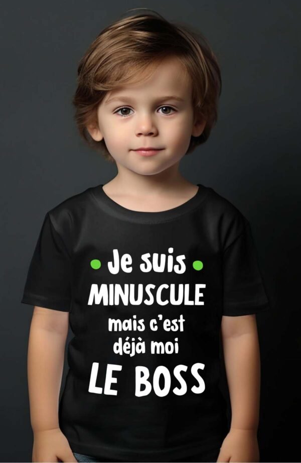T-shirt Garçon en Gros | Minuscule Boss