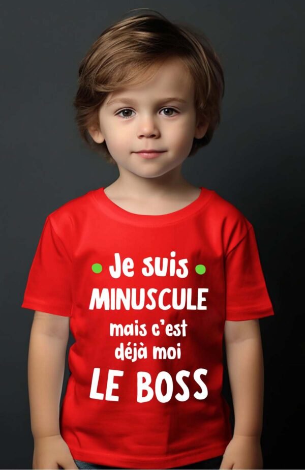 T-shirt Garçon en Gros | Minuscule Boss