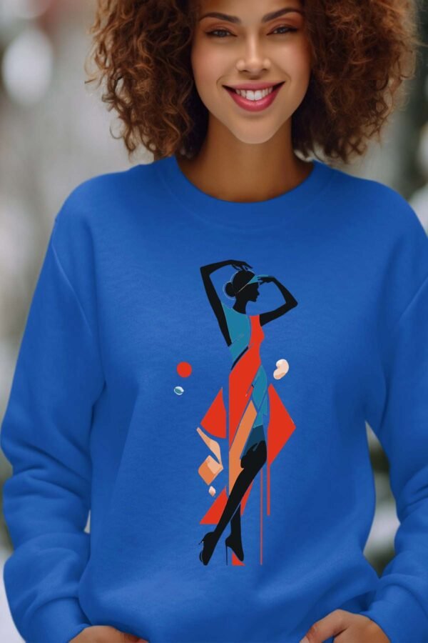 Sweat Col Rond Femme en Gros | Silhouette Art
