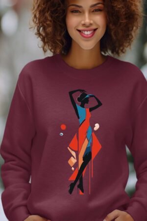 Sweat Col Rond Femme en Gros | Silhouette Art