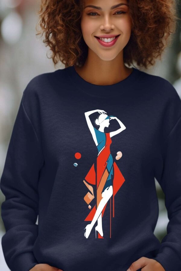 Sweat Col Rond Femme en Gros | Silhouette Art