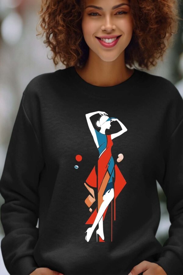 Sweat Col Rond Femme en Gros | Silhouette Art