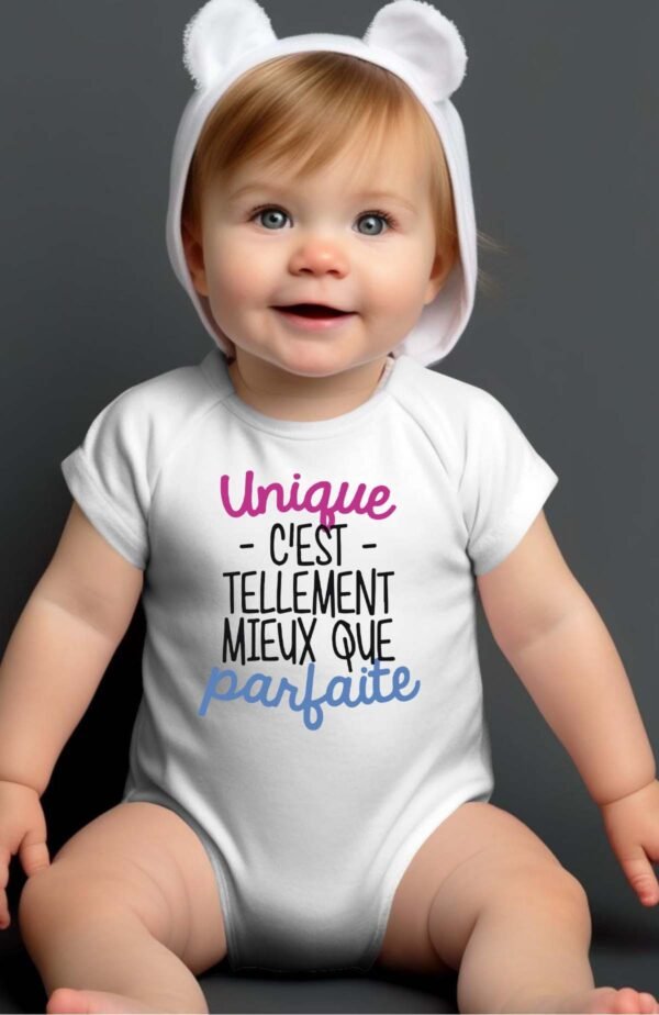 Unique mieux Parfaite  - Body Bébé Fille
