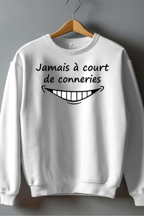 Sweat Col Rond Garçon en Gros | Court conneries