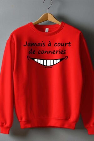 Sweat Col Rond Garçon en Gros | Court conneries