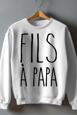 Sweat Col Rond Garçon en Gros | Fils papa