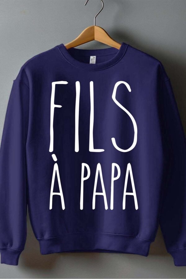 Sweat Col Rond Garçon en Gros | Fils papa