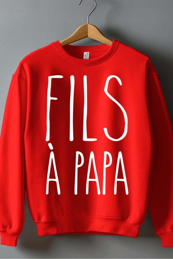 Sweat Col Rond Garçon en Gros | Fils papa