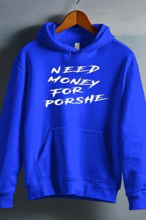need for Porshe – Sweat capuche Garçon – Bleu Roi