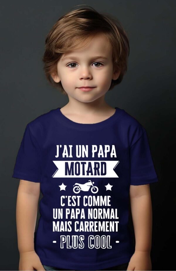 T-shirt Garçon en Gros | Papa motard cool