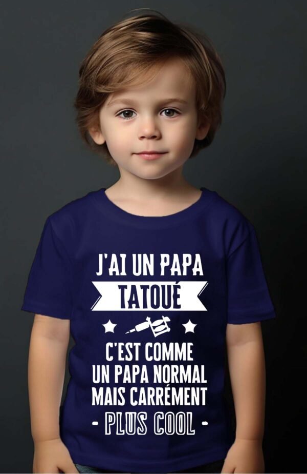 T-shirt Garçon en Gros | Papa tatoué cool