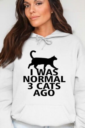3 cat ago – Sweat Capuche Femme – Blanc