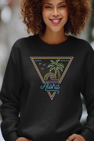 Sweat Col Rond Femme en Gros | Aloha