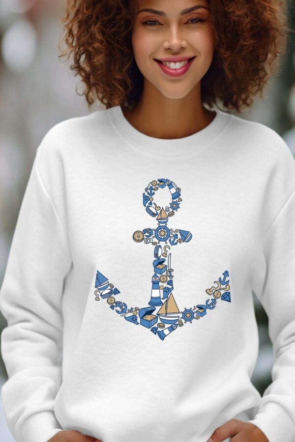 Sweat Col Rond Femme en Gros | Anchor Multi