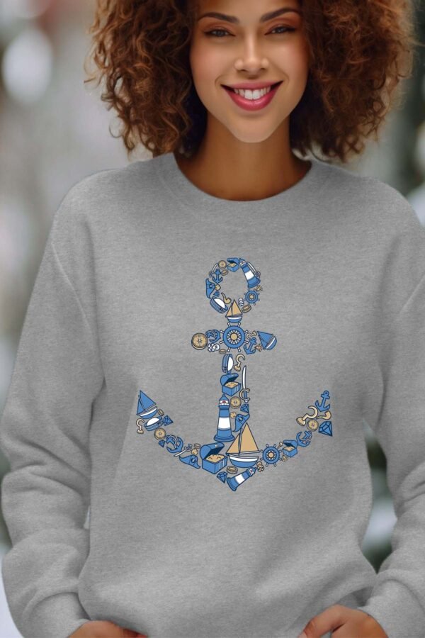 Sweat Col Rond Femme en Gros | Anchor Multi