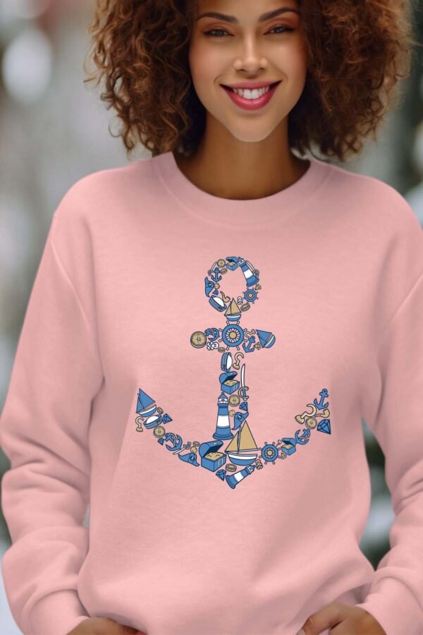 Sweat Col Rond Femme en Gros | Anchor Multi