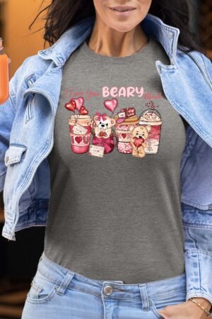 Beary coffee – Tshirt Femme – Gris