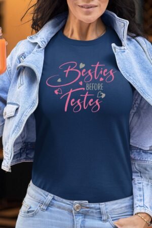 Besties before – Tshirt Femme – Marine