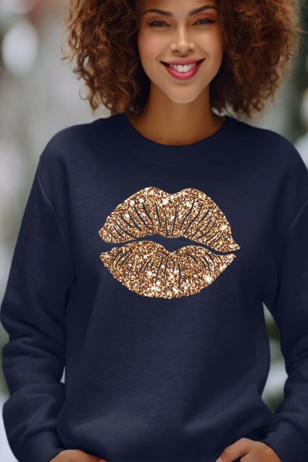 Sweat Col Rond Femme en Gros | Big bouche gold