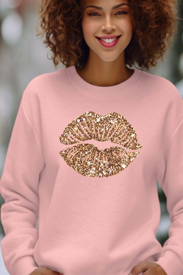 Sweat Col Rond Femme en Gros | Big bouche gold