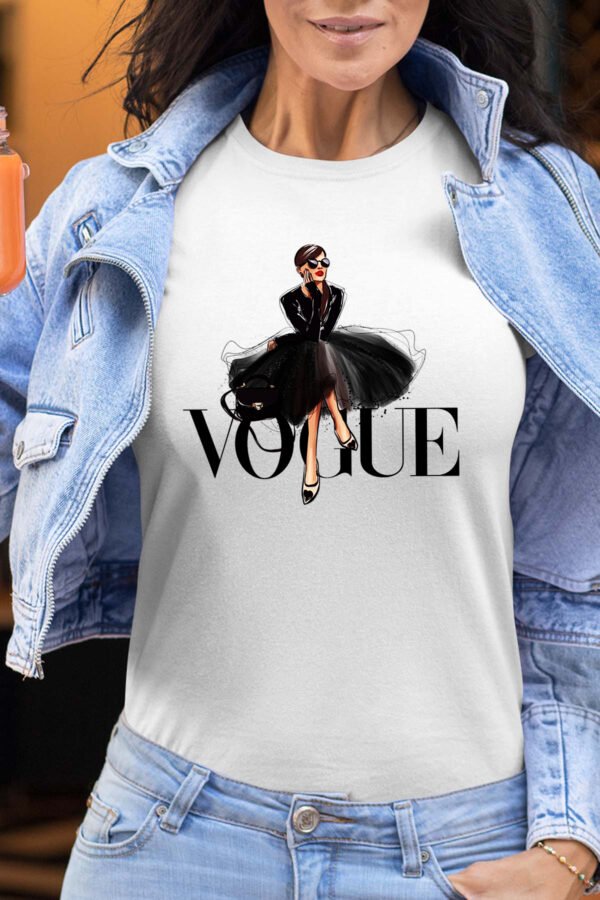 Black Vogue  - Tshirt Femme