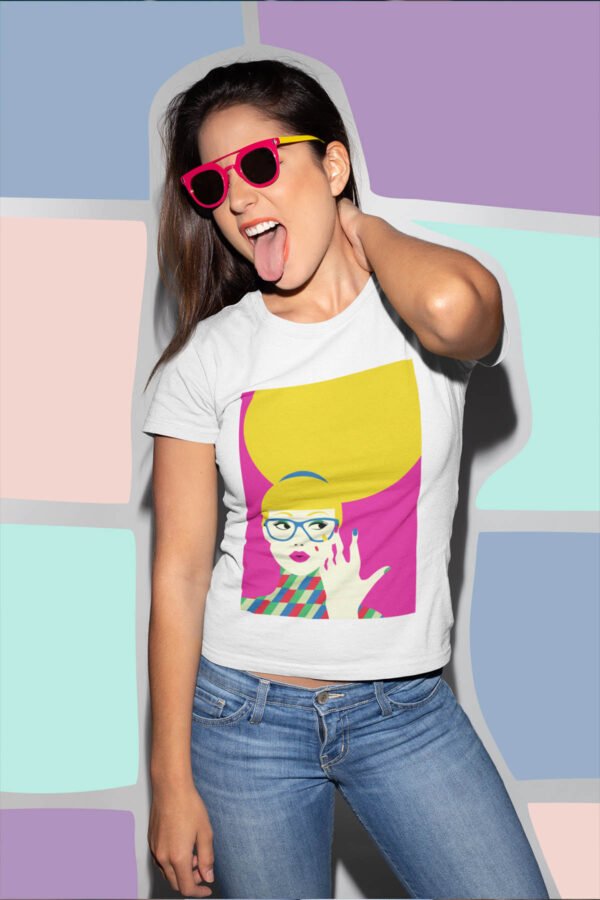 Blonde lunette - Tshirt Femme