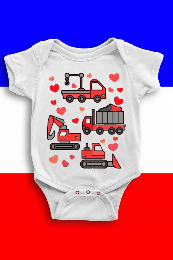 Chantier Coeur - Body bébé garçon