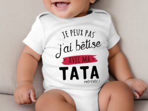 Bêtise avec tata - Body Bébé Fille