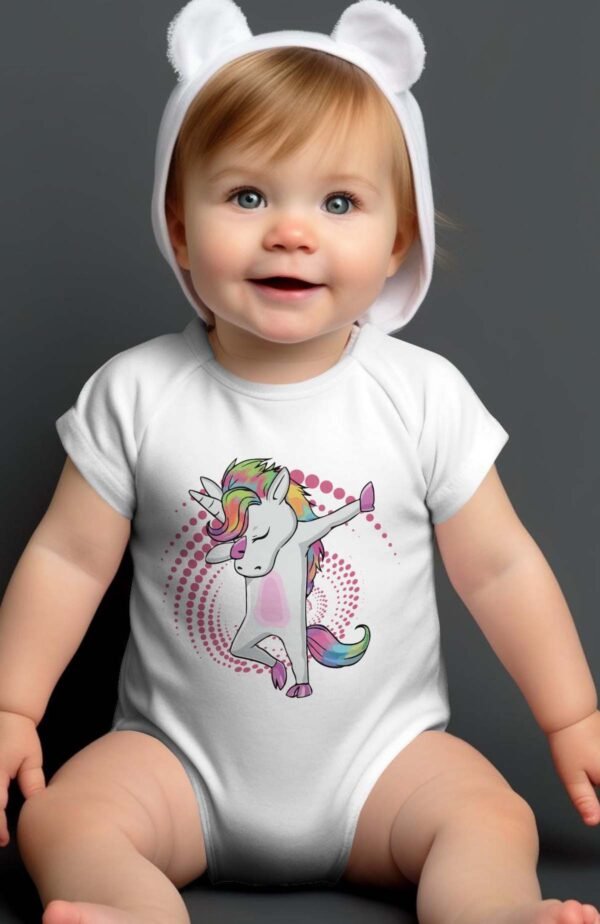Licorne disco - Body Bébé Fille