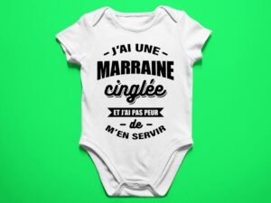 J'ai une marraine cinglée - Body bébé garçon