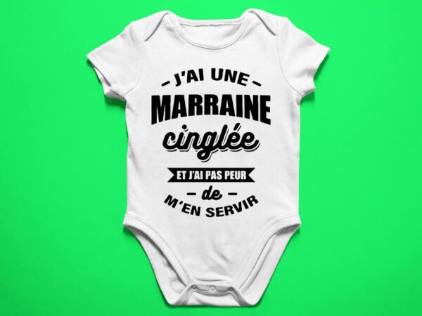 J'ai une marraine cinglée - Body bébé garçon