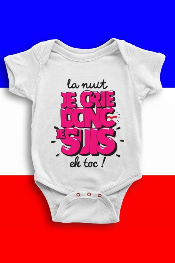 Je crie je suis - Body Bébé Fille