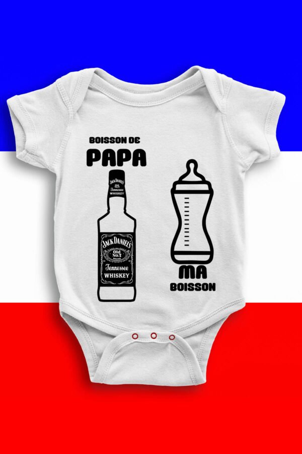 Boisson de papa ma boisson - Body bébé garçon