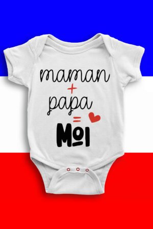 Maman + Papa moi - Body Bébé Fille