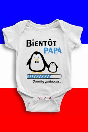 Bientôt papa  - Body bébé garçon