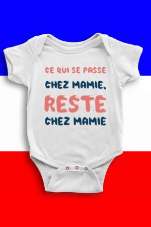 Reste chez mamie - Body Bébé Fille