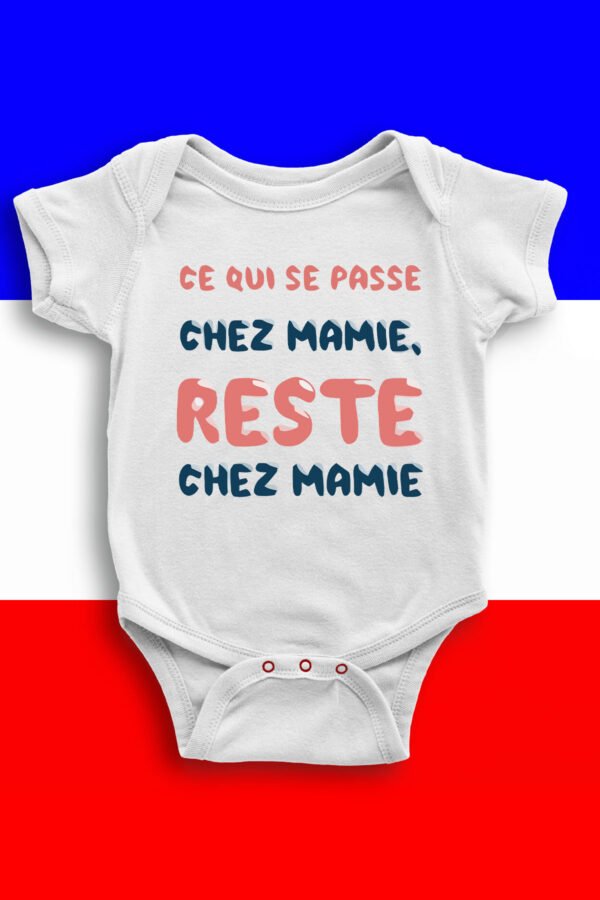 Reste chez mamie - Body Bébé Fille
