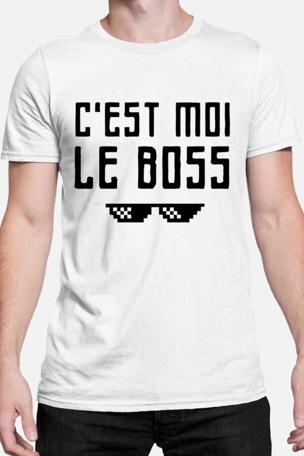 Boss lunette Thug   - Tshirt Homme