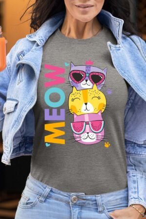 Cat Marrant – Tshirt Femme – Gris