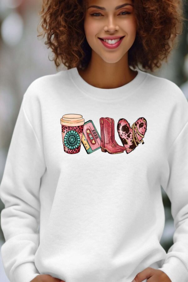 Sweat Col Rond Femme en Gros | Coffee western