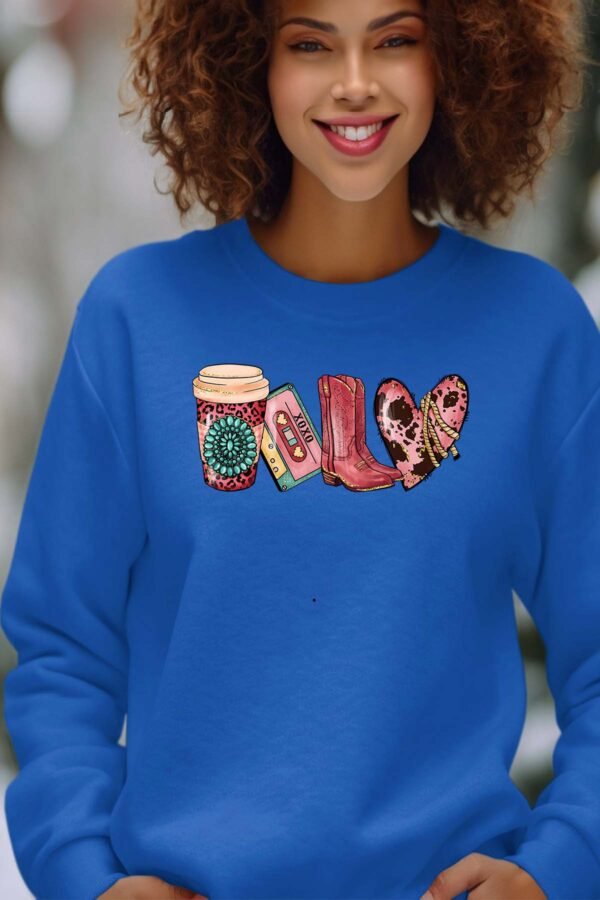 Sweat Col Rond Femme en Gros | Coffee western