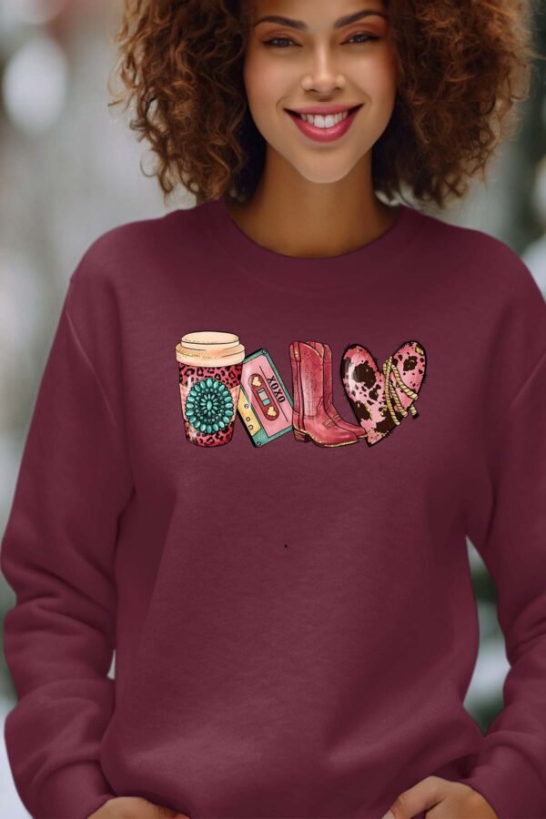 Sweat Col Rond Femme en Gros | Coffee western