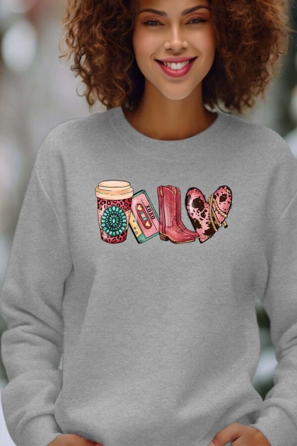 Sweat Col Rond Femme en Gros | Coffee western