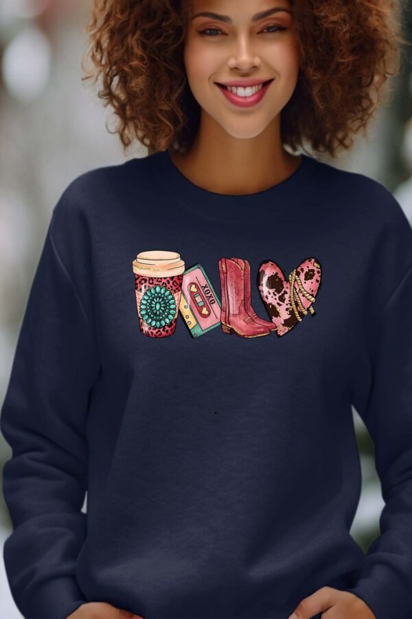 Sweat Col Rond Femme en Gros | Coffee western