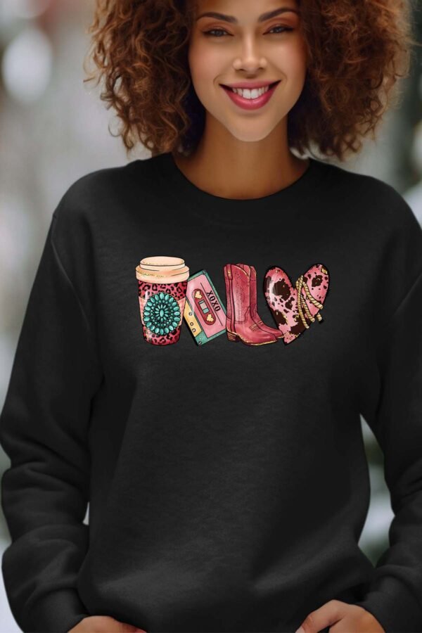 Sweat Col Rond Femme en Gros | Coffee western