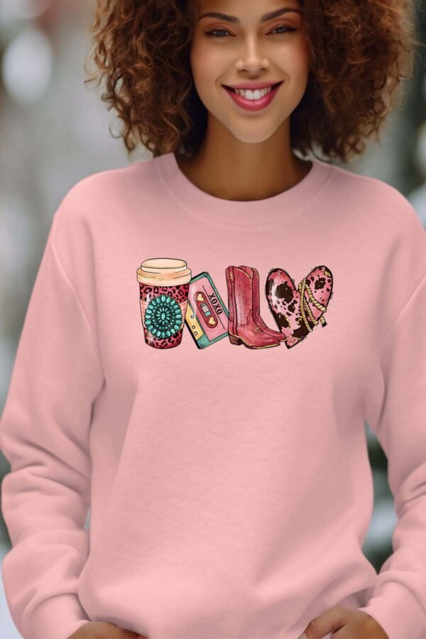 Sweat Col Rond Femme en Gros | Coffee western