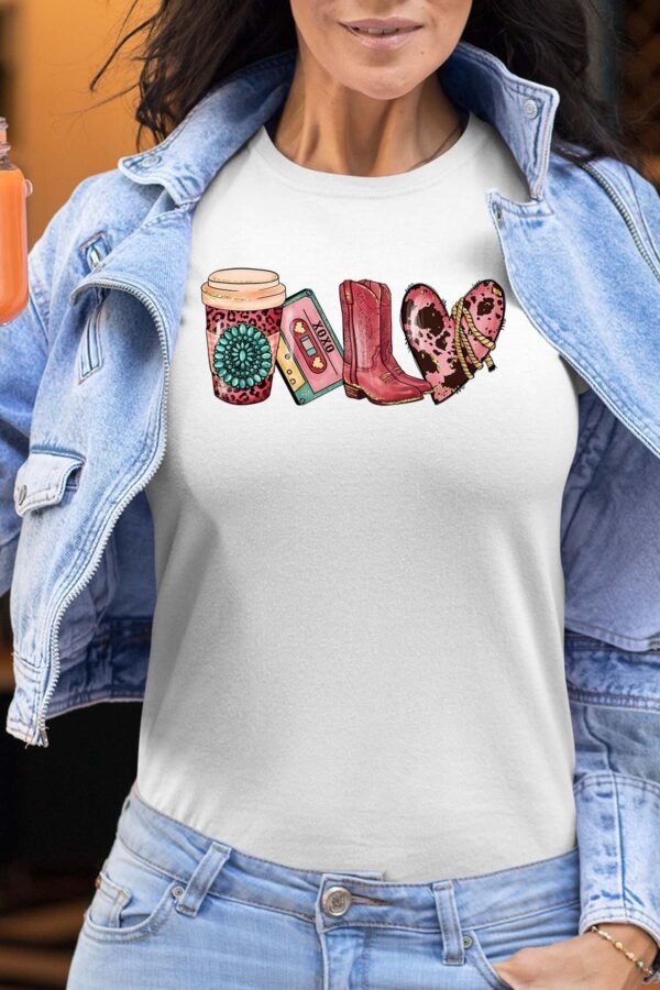 Coffee western - Tshirt Femme
