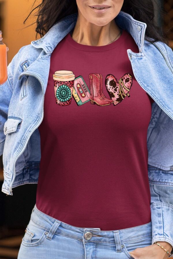 Coffee western - Tshirt Femme